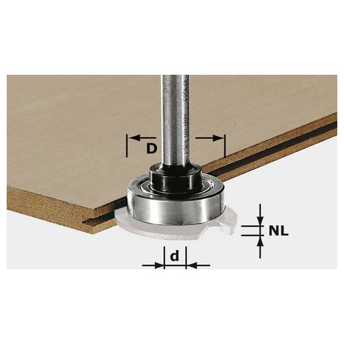 Frässpindel S8 1,5-5 KL28 Festool 499804 Durchmesser 28 mm Festool 499804 Durchmesser 28 mm