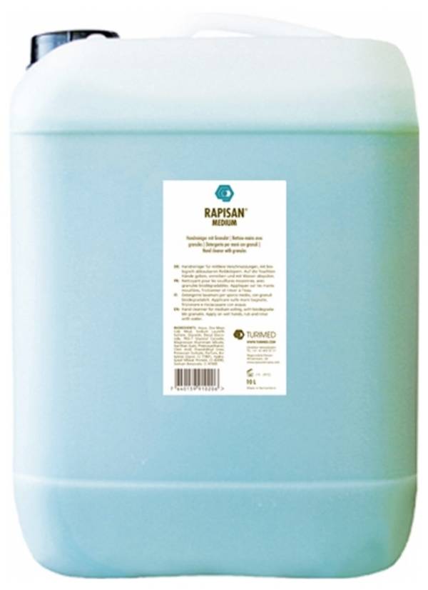 Turimed RAPISAN MEDIUM Handreiniger mit Granulat 10L Kanister 1330 Handreinigungsgel 10 l 1 St.