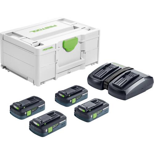 Festool SYS 18V 4x4,0/TCL 6 DUO Energie-Set 577104