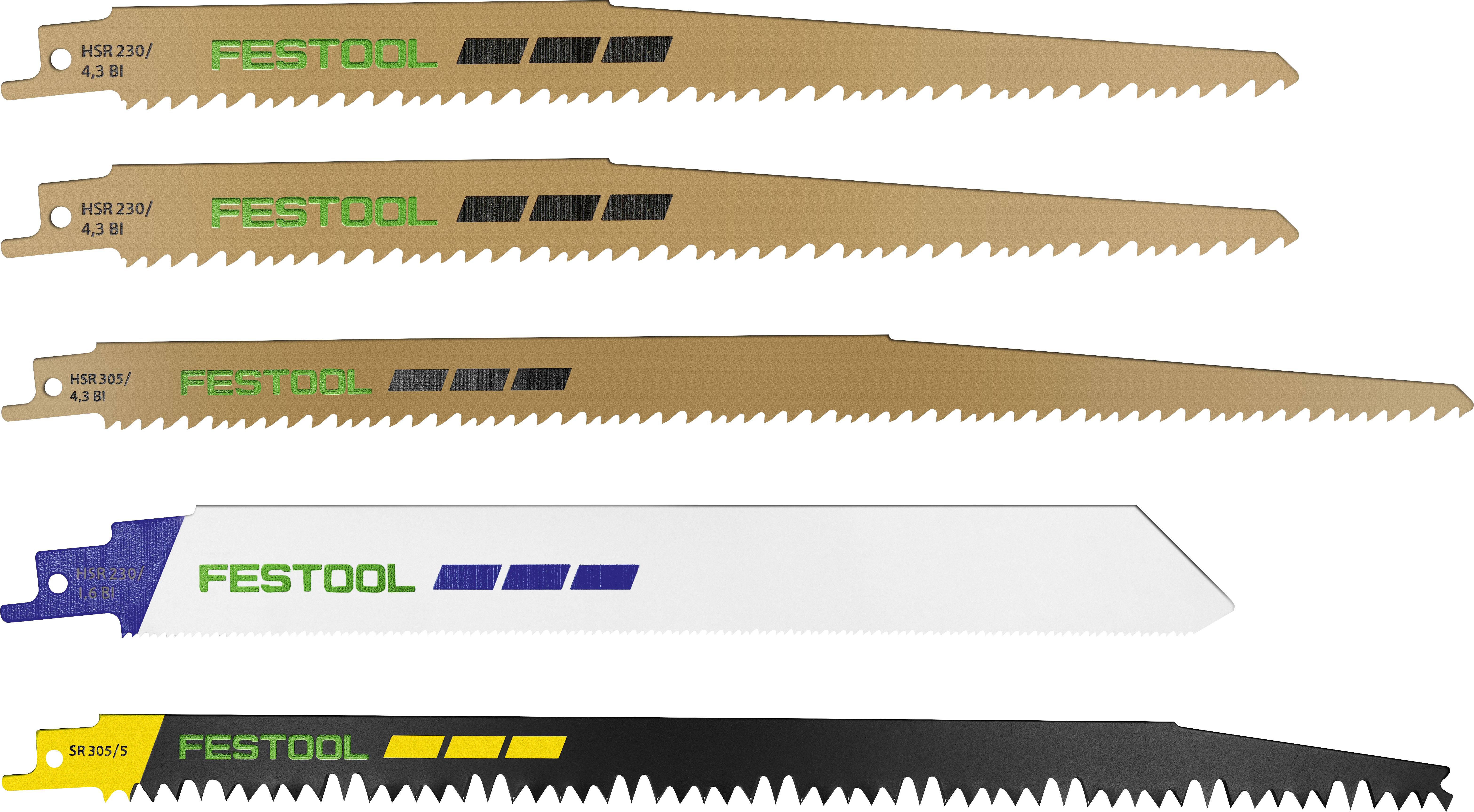 Festool 577496 Säbelsägeblatt-Set RS-Sort/5 5 St.