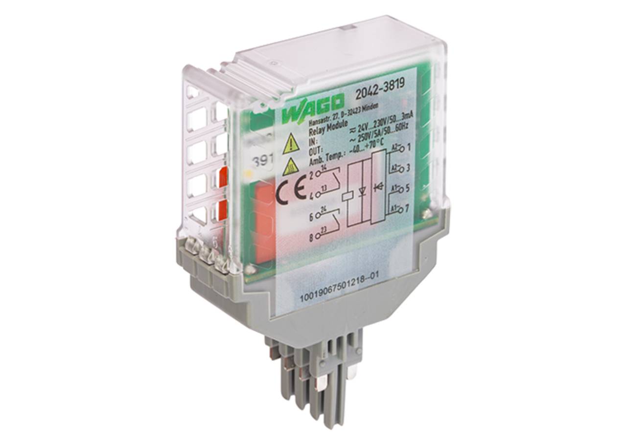 WAGO 2042-3819 Relaismodul 4 St.