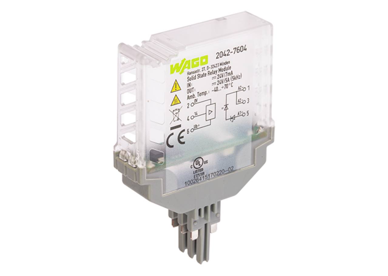 WAGO 2042-7604 Solid-State-Relaismodul 1 St.