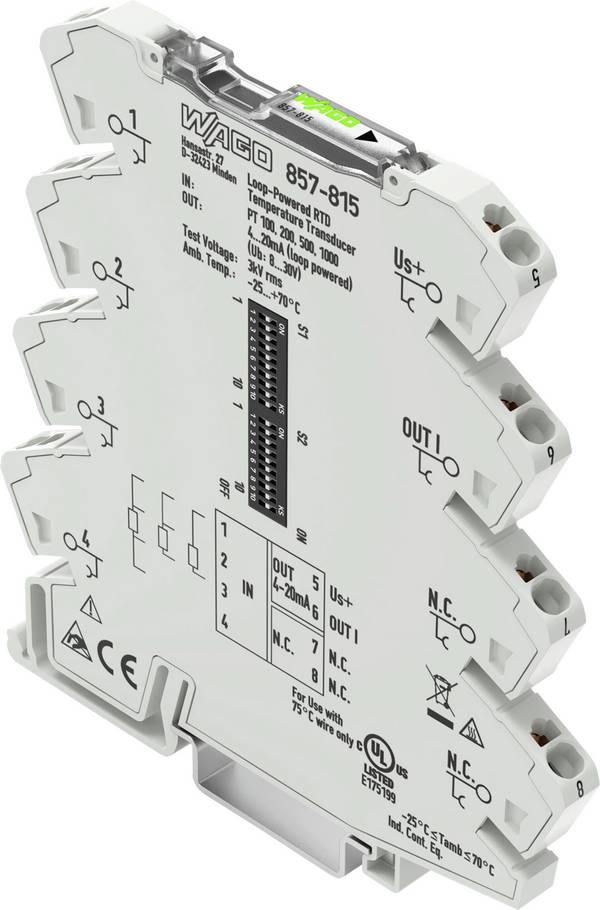 WAGO 857-815 RTD-TRANSDUCER I WAGO 857-815 857-815