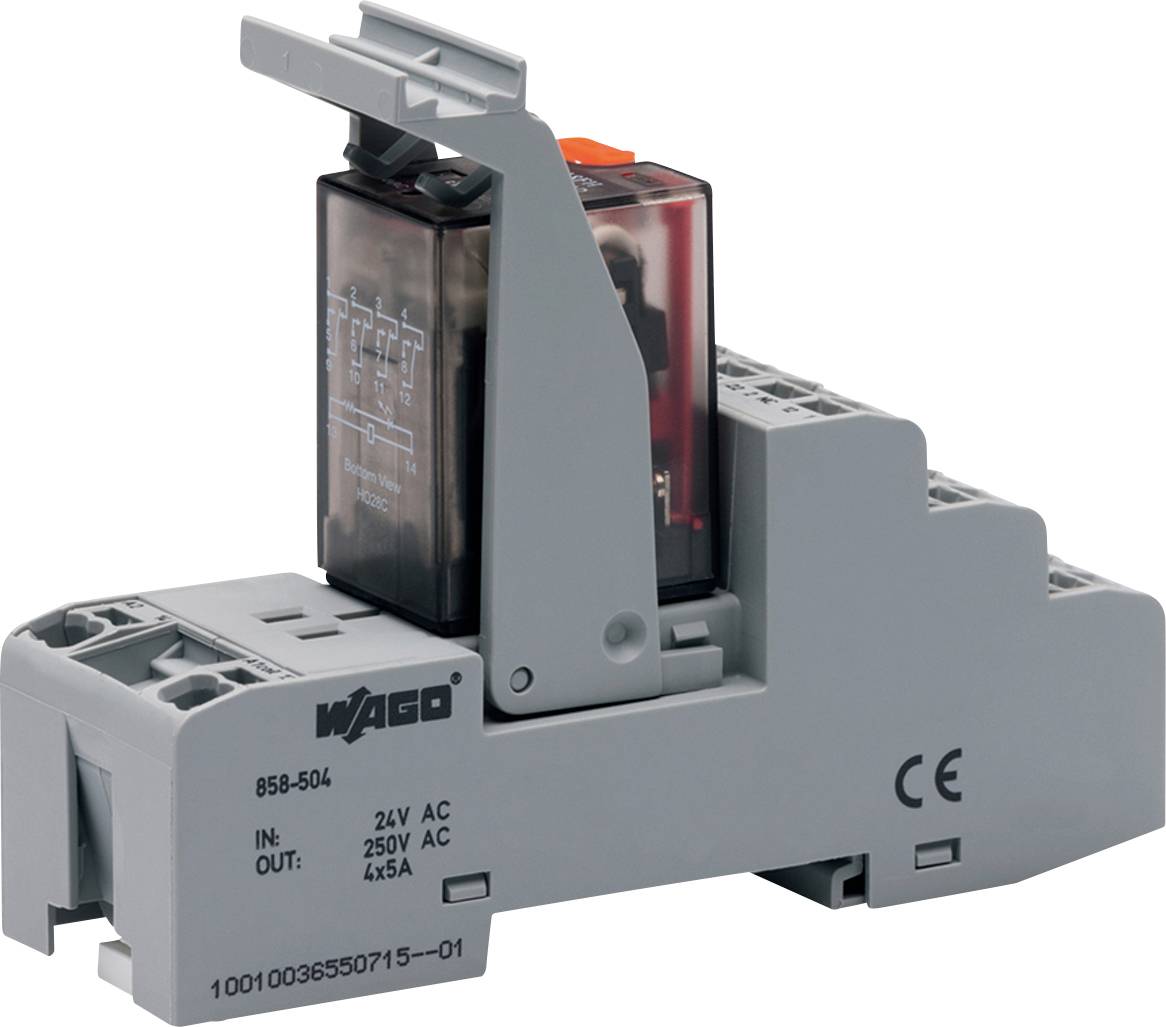 Relaissockel WAGO 858-507 5 St.