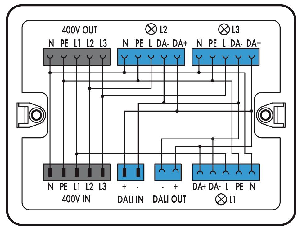 WAGO 899-681/147-000 Verteiler-Box 1 St.