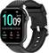 Eine intelligente Uhr zeigt die Uhrzeit "10:09", das Datum "28-09" und Aktivitätsstatistiken an: "16358 Schritte", "785 Kcal", "102 BPM". Design mit schwarzem Armband.