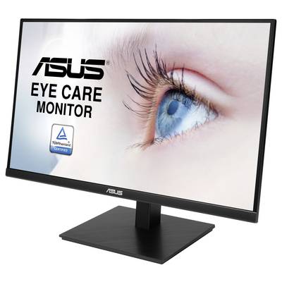 Das Bild zeigt die Rückseite eines Monitors mit seinen Strom- und HDMI-Anschlüssen sowie dem Markenlogo in der oberen Mittigkeit.