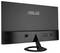 Ein Gaming-Monitor mit schlankem schwarzem Design, das auf der Rückseite ein lebendiges, mehrfarbiges LED-Logo und die Markenbezeichnung „Republic of Gamers" aufweist.