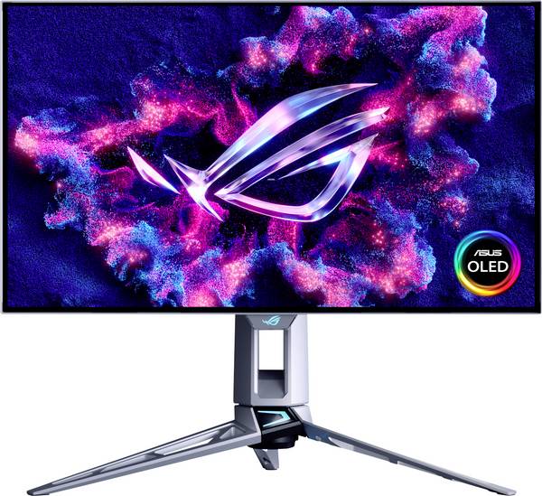 Asus ROG Swift PG27AQWP-W LCD-Monitor  EEK F (A - G) 67.3 cm (26.5 Zoll) 2560 x 1440 Pixel 16:9 0.02 ms Kopfhörer-Buchse OLED