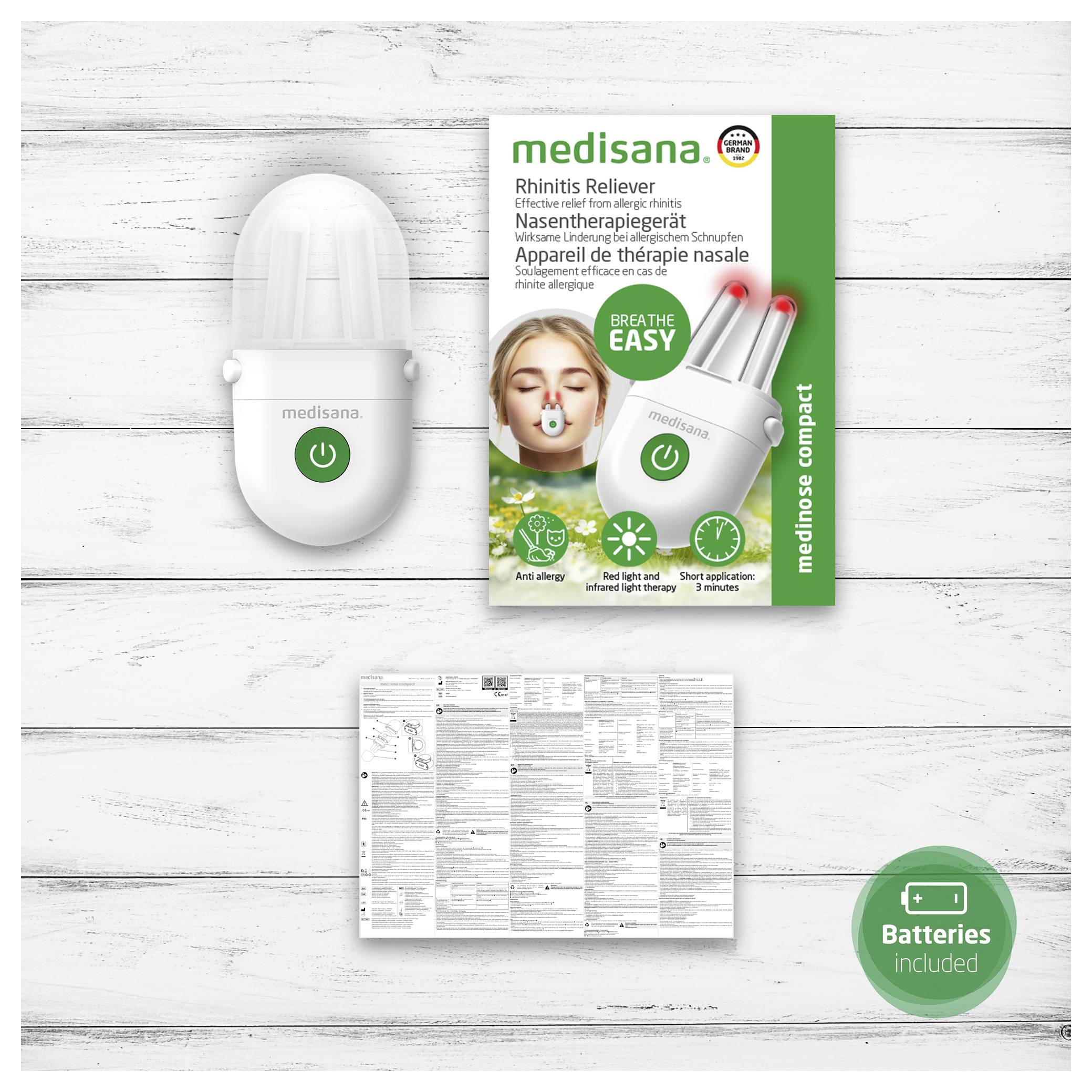 Medisana Medinose compact Nasentherapiegerät mit Nasenstück-4
