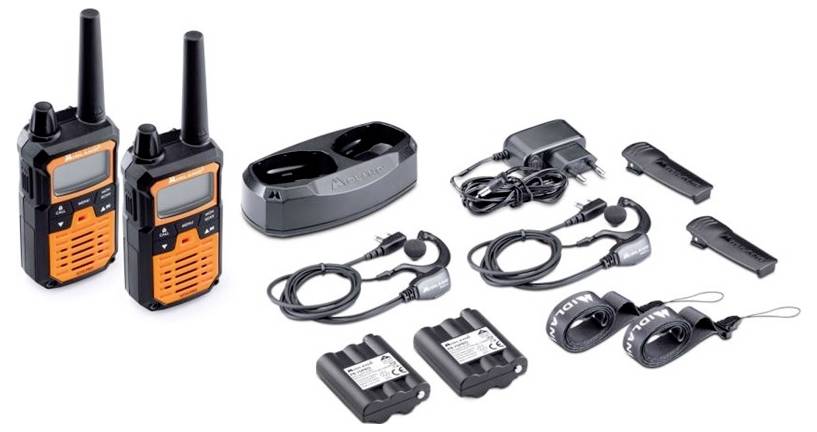 Midland Midland XT70 Pro Kofferset, PMR+LPD, Orange C1465.01 PMR-Handfunkgerät-1