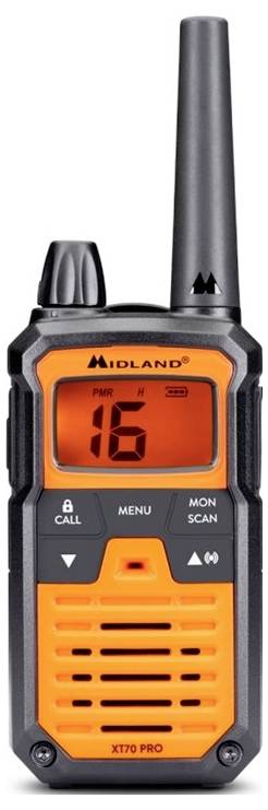 Midland Midland XT70 Pro Kofferset, PMR+LPD, Orange C1465.01 PMR-Handfunkgerät-3