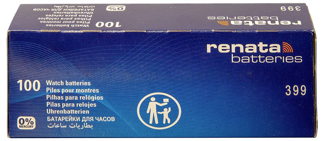 Renata Knopfzelle 399 1.55 V 10 St. 53 mAh Silberoxid 399 MP CE RENATA-1