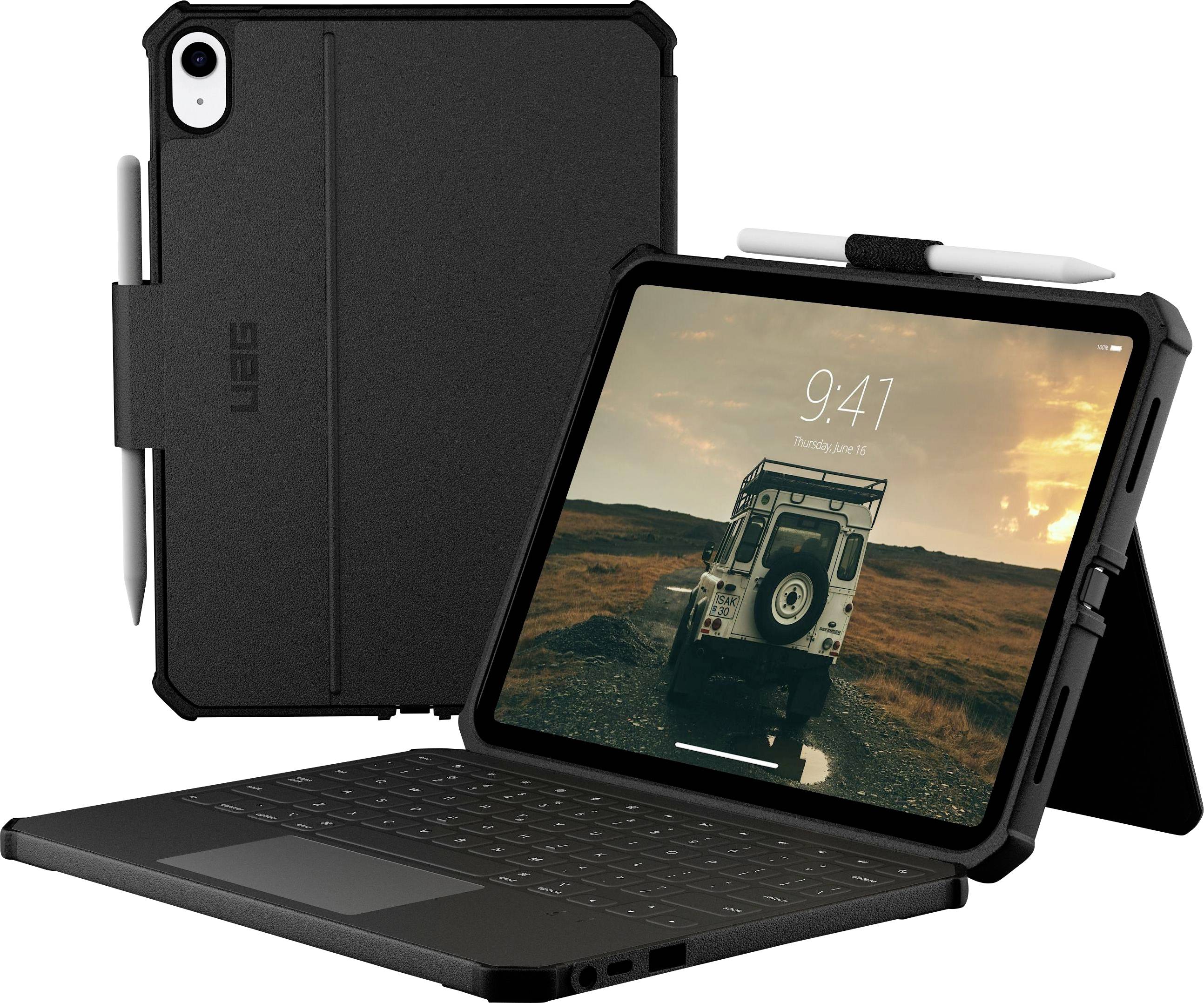 Urban Armor Gear UAG Urban Armor Gear Rugged USB-C Keyboa Tablet-Tastatur Passend für Marke (Tablet): Apple iPad (A16)