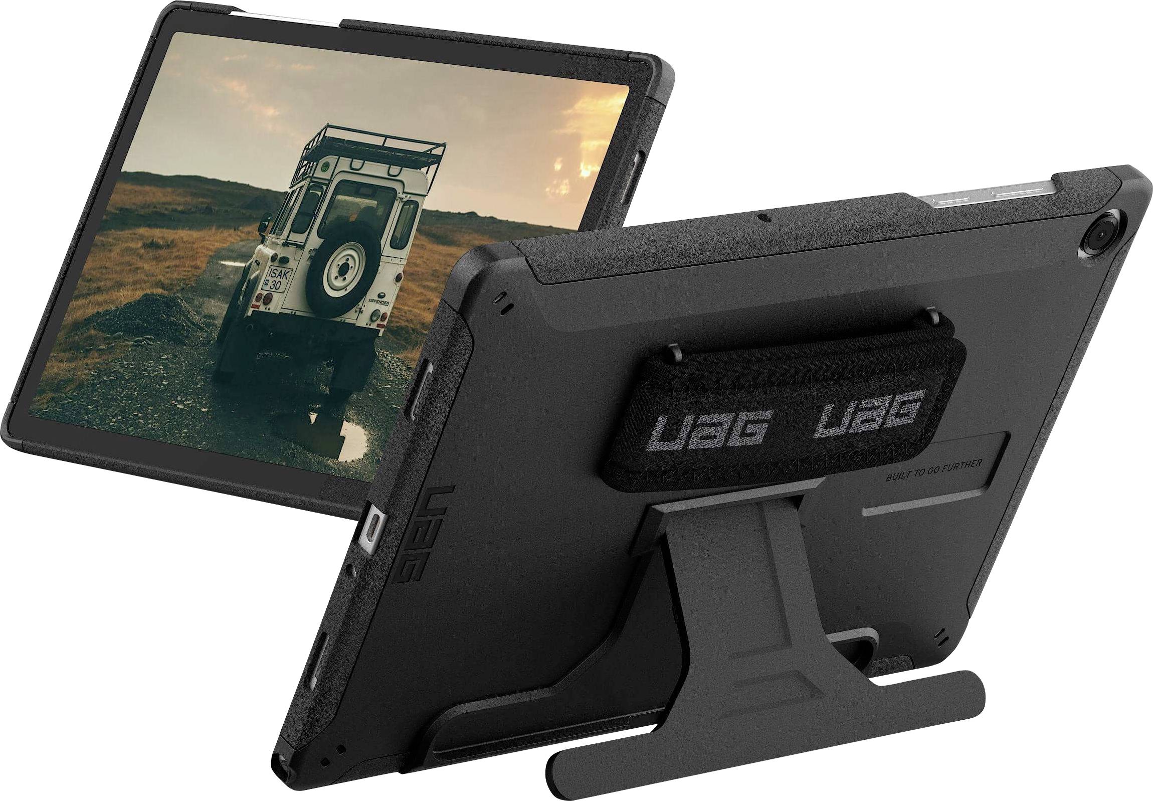 Urban Armor Gear UAG Urban Armor Gear Scout Handstrap & K Tablet Hülle Samsung Galaxy Tab A Schwarz
