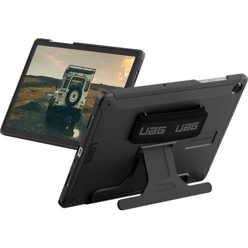 Urban Armor Gear UAG Urban Armor Gear Scout Handstrap & K Tablet Hülle Samsung Galaxy Tab A Schwarz