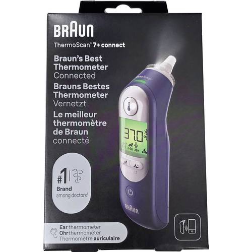 Braun ThermoScan 7+ Connect Fieberthermometer Mit Bluetooth