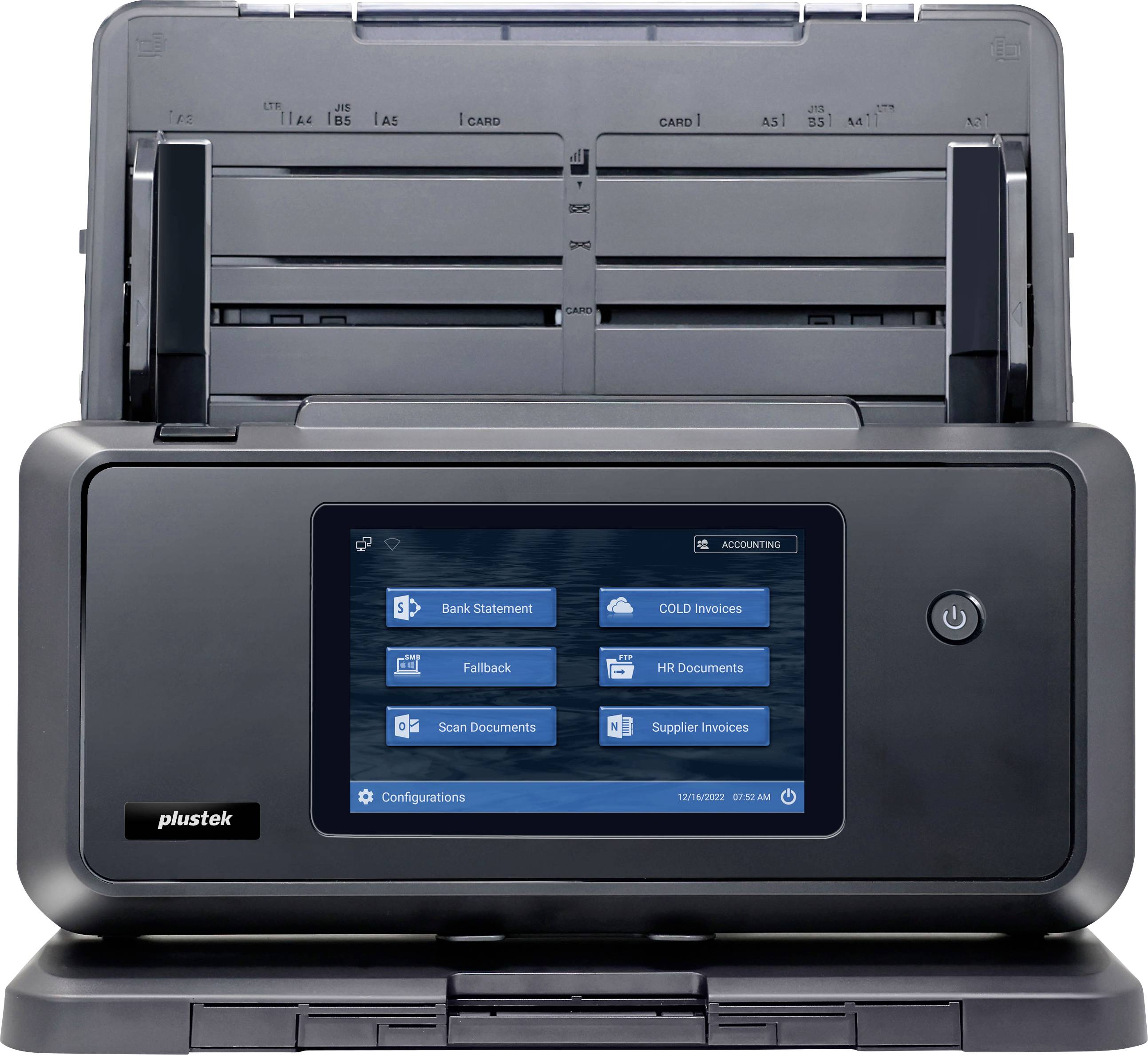 Plustek eScan A650 Pro Duplex-Dokumentenscanner A3 600 x 600 dpi USB, RJ45