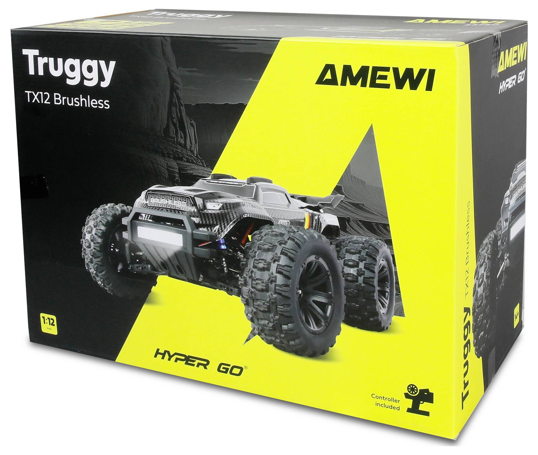 Amewi RC-Modell Brushless 1:12 Fahrzeug Elektro Truggy RtR 2,4 GHz-10
