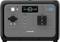 'Blaupunkt-Stromversorgungsstation Frontansicht mit Display, Ein-/Ausgabeanschlüssen, einschließlich USB-, AC- und DC-Ausgängen, sowie Steuertasten.'
