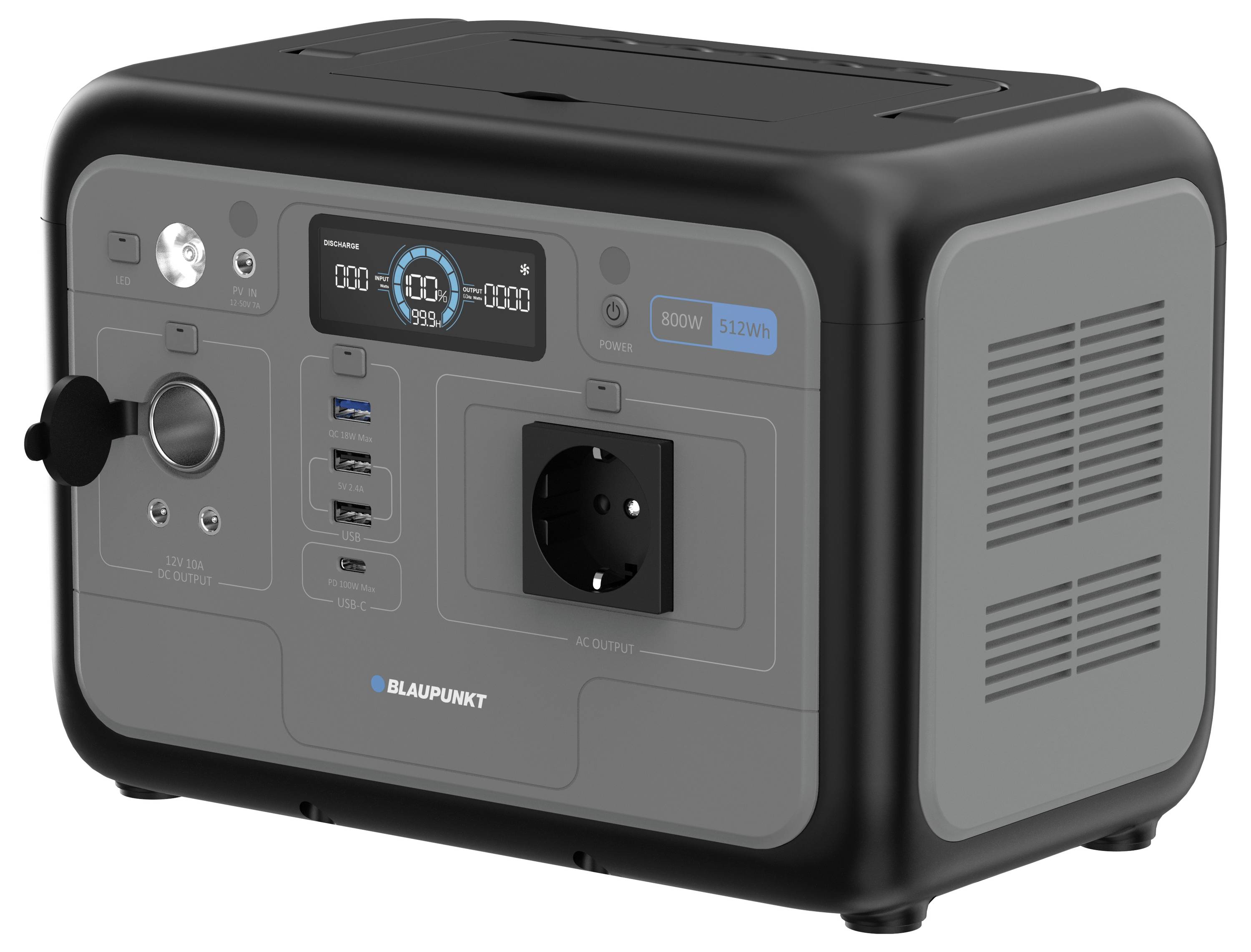 Blaupunkt BPPS500 Powerstation 160 Ah USB PD LiFePO 4-7