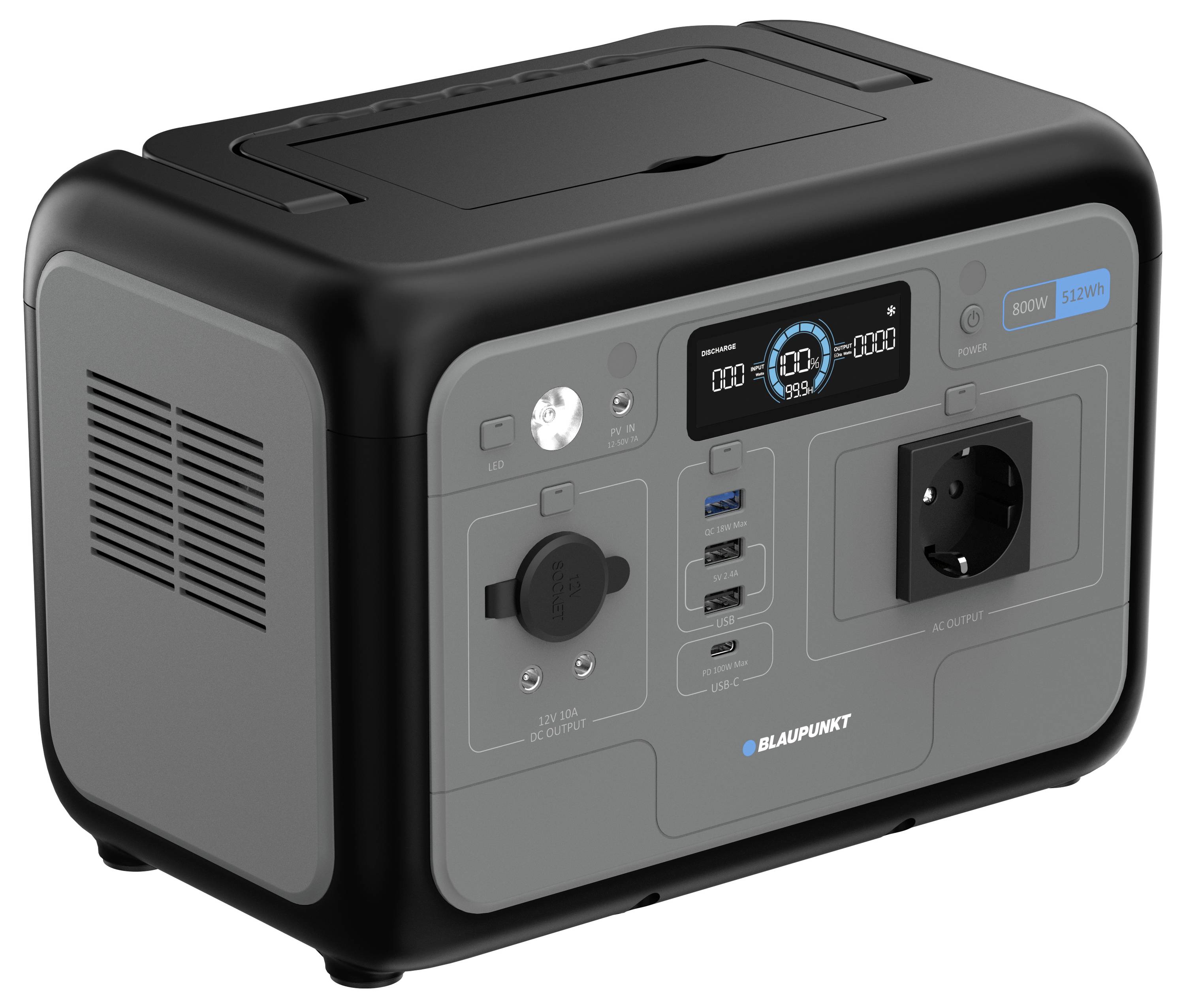 Blaupunkt BPPS500 Powerstation 160 Ah USB PD LiFePO 4-9