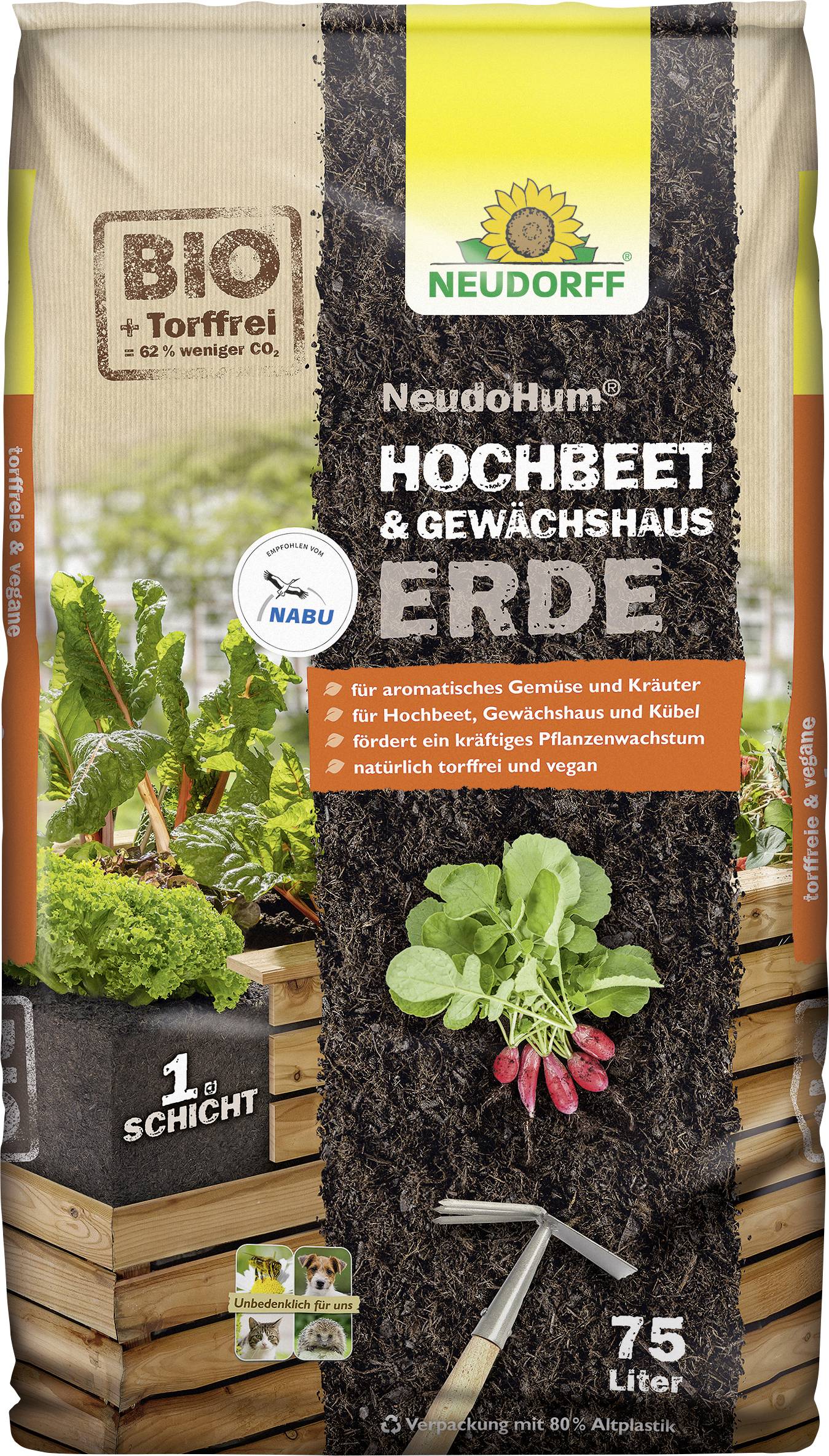 Neudorff 01003 NeudoHum Hochbeet- & GewächshausErde 1 St.