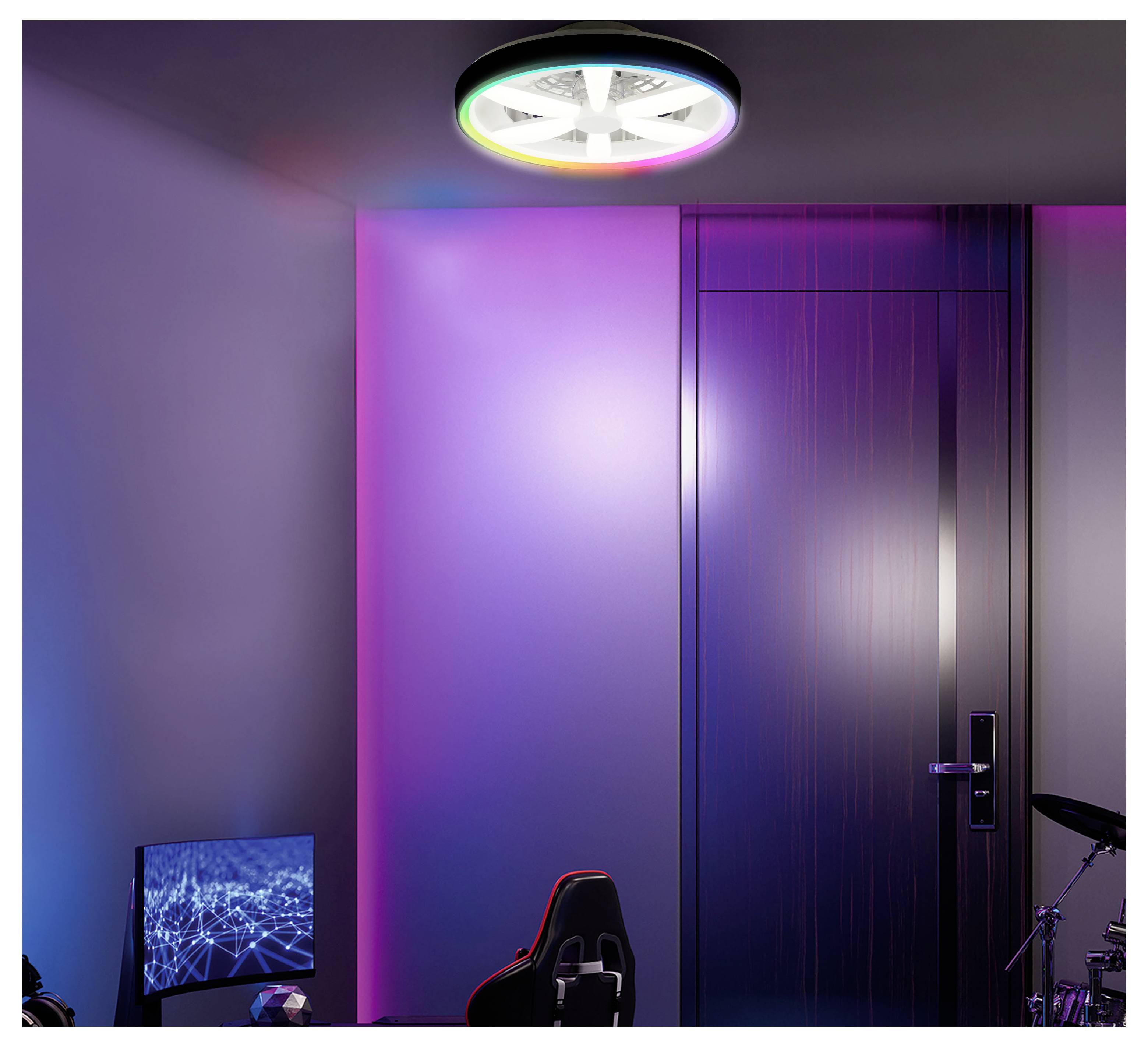 Brilliant G80935/06 Gaiano Dekoleuchte LED EEK: E (A - G) 48 W Schwarz-5