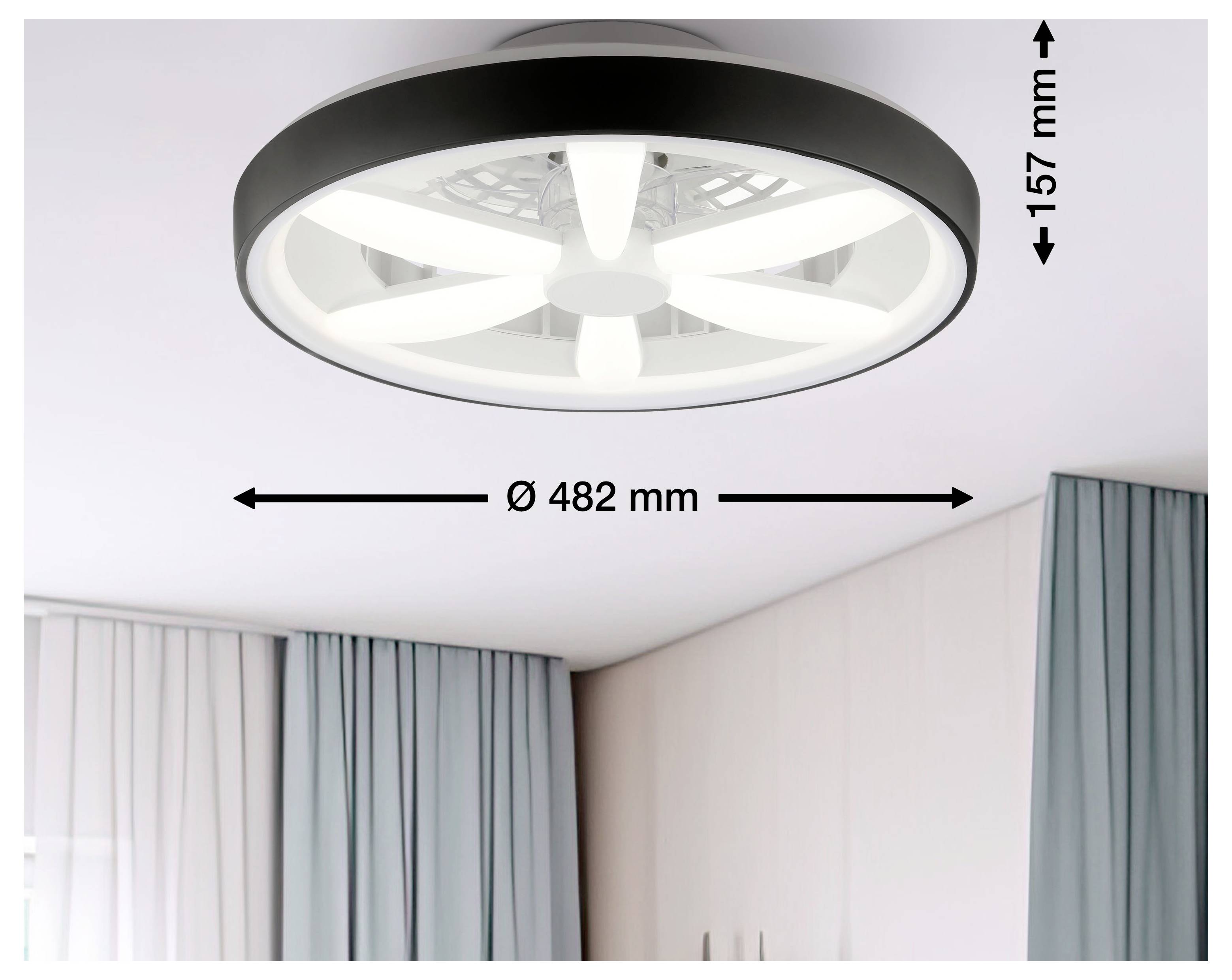 Brilliant G80935/06 Gaiano Dekoleuchte LED EEK: E (A - G) 48 W Schwarz-6