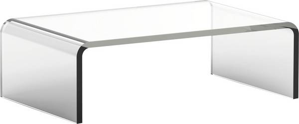 Maul  Monitor-Erhöhung Höhen-Bereich: 10 bis 10 cm Transparent