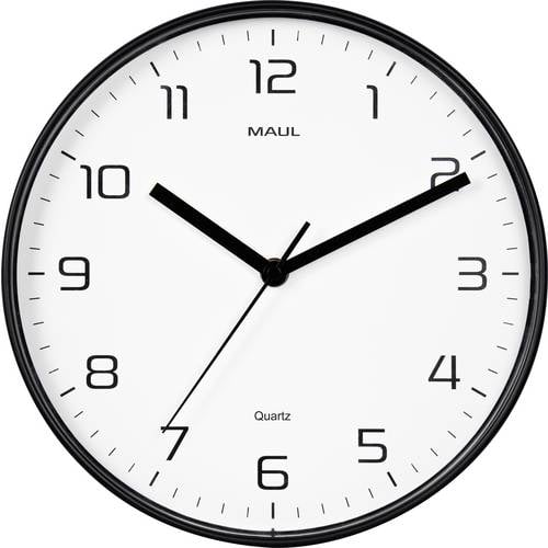 Maul 9051690 Quarz Wanduhr 25 cm x 4 cm Schwarz