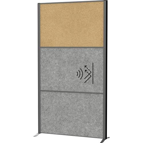 Maul Stellwand Kork, Dunkelgrau Vlies, Kork 9605089