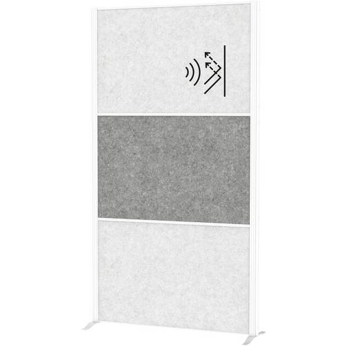 Maul Stellwand Hellgrau, Dunkelgrau Vlies 9612002