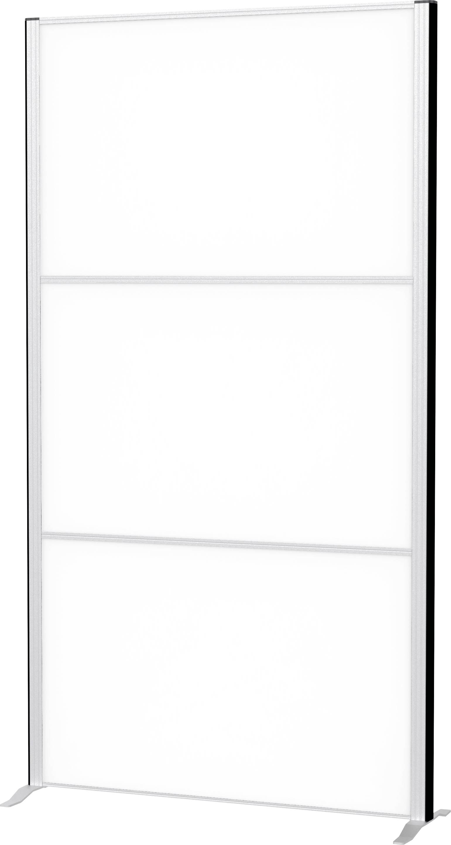 Maul Stellwand Weiß, Silber Metall, Stahlblech 9621095