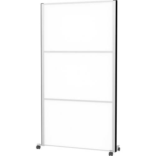 Maul Stellwand Weiß, Silber Metall, Stahlblech 9621195