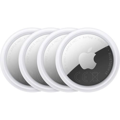 Apple AirTag (2. Generation) Weiß-Silber 4 St.