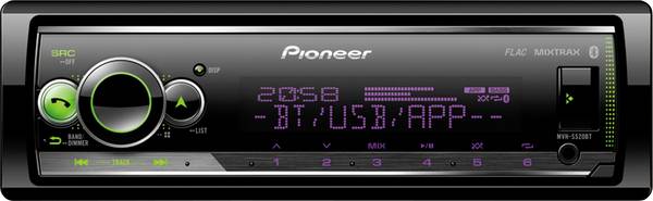 Pioneer MVH-S520BT Autoradio Anschluss für Lenkradfernbedienung