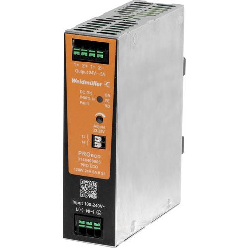 Weidmüller 3146460000 Schaltnetzgerät 24 V 5 A 120 W Inhalt 1 St.