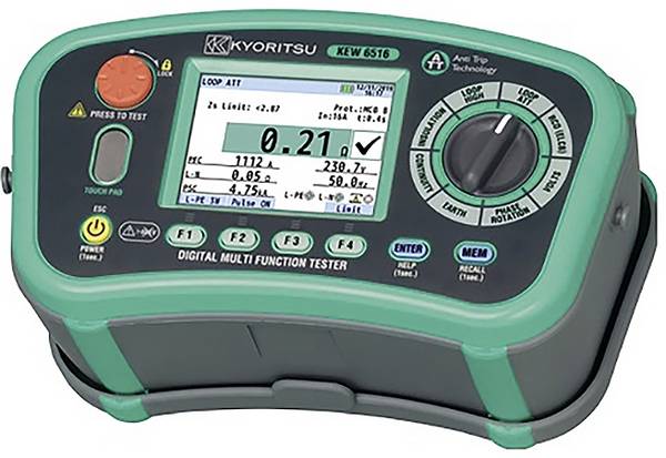 Kyoritsu KEW 6516 Installationstester  VDE-Norm 0100-600, 0105-100