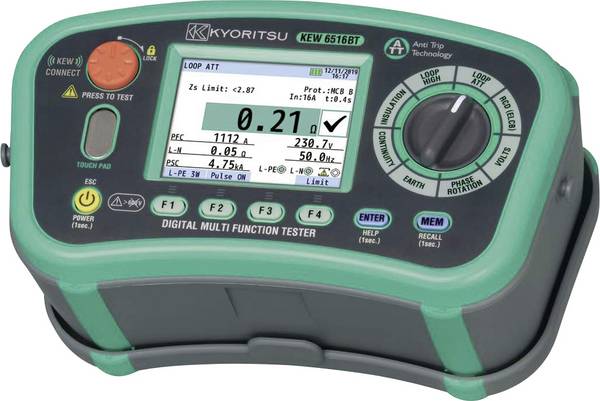 Kyoritsu KEW 6516BT Installationstester  VDE-Norm 0100-600, 0105-100