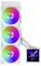 Ein schwarzer Desktop-Computer-Turm mit Glaspaneelen, die sichtbaren Kühlventilatoren und eine digitale Anzeige mit der Aufschrift "MATREXX 60D" aufweist.