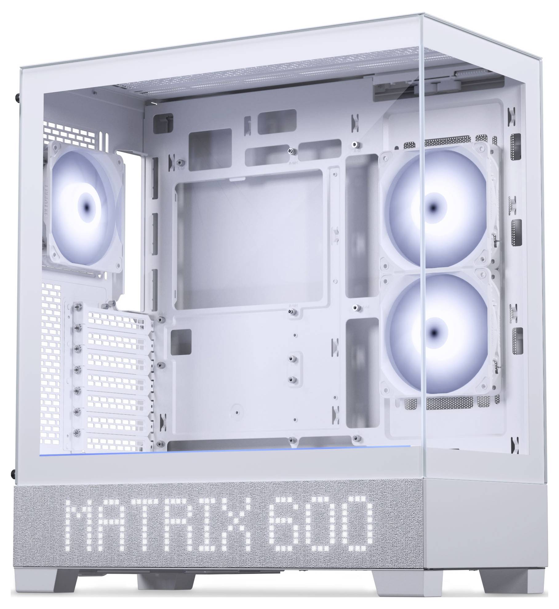 Phanteks XT View Matrix Midi-Tower Gehäuse, PC-Gehäuse, Gaming-Gehäuse Weiß-7