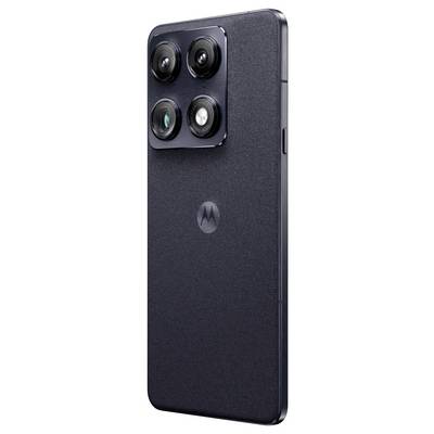 Ein elegantes Smartphone mit strukturierter Rückseite, das über ein rechteckiges hinteres Kameramodul mit vier Objektiven verfügt.