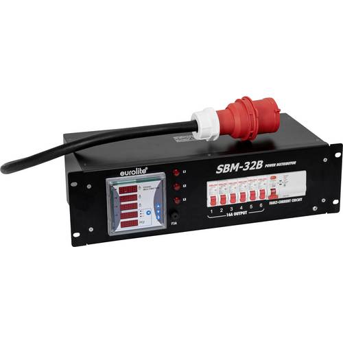 Thumbnail - Eurolite SBM-32B Stromverteiler 3 HE