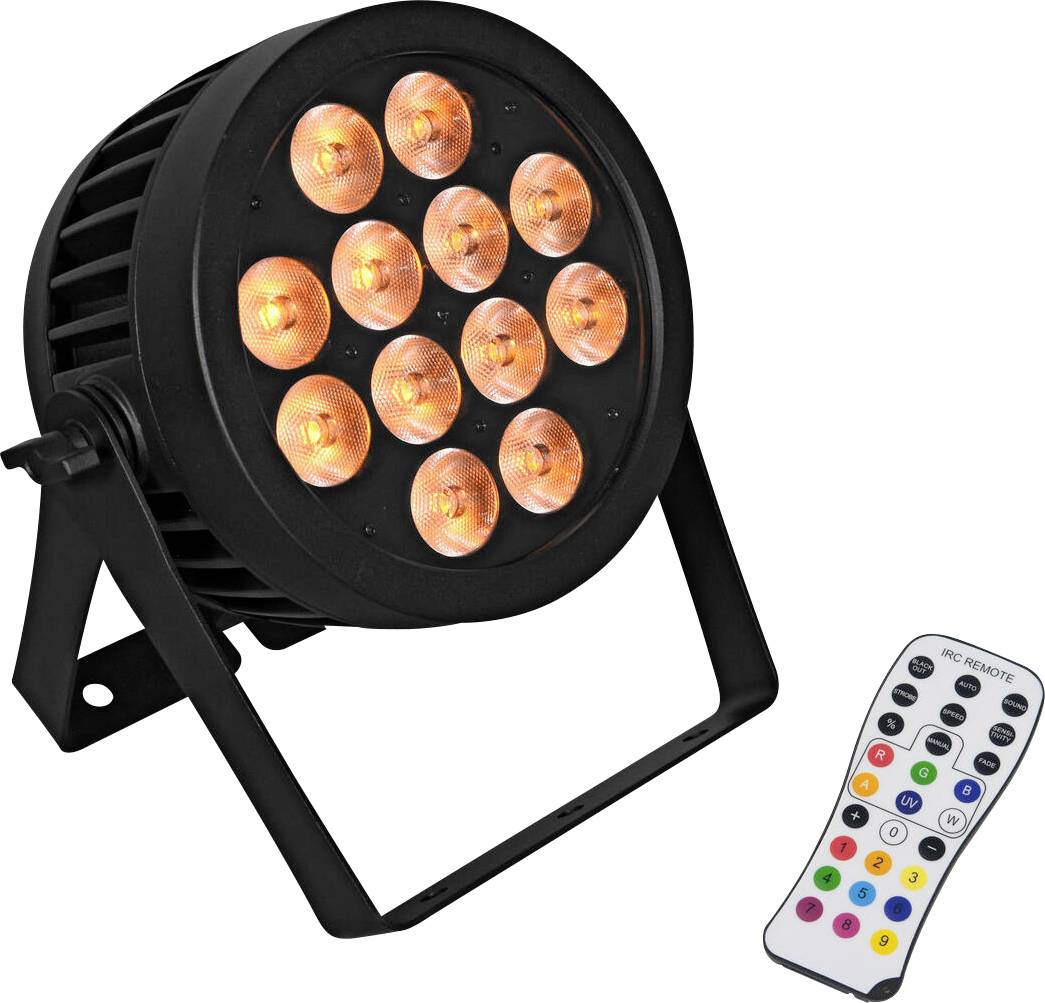 Eurolite IP PAR 12x8W QCL DMX LED-Effektstrahler Anzahl LEDs (Details): 12 8 W