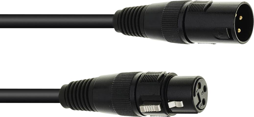 Eurolite DMX Verbindungskabel [1x XLR-Stecker 3 polig - 1x XLR-Stecker 3 polig] 10 m