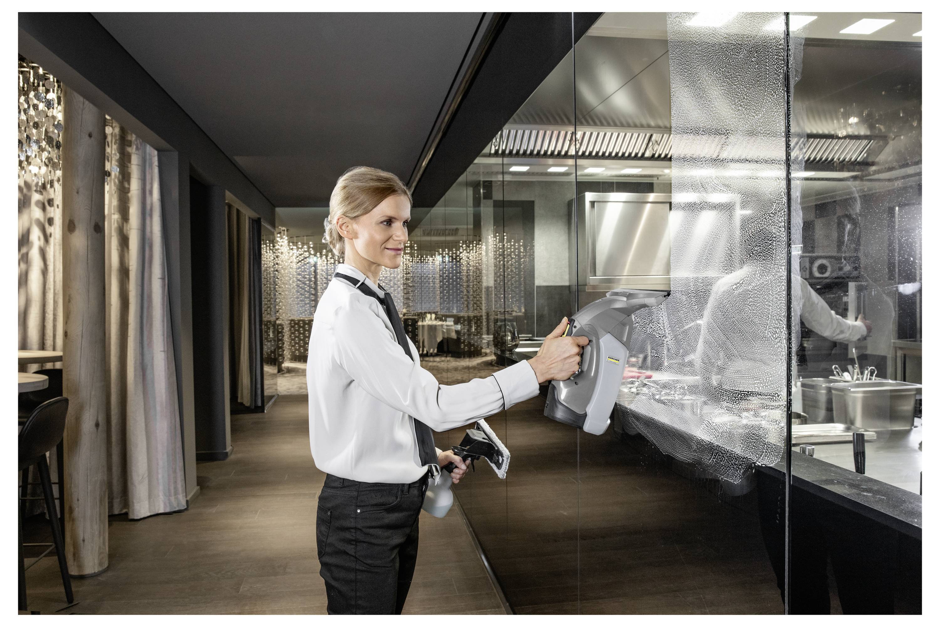 Kärcher Professional WVP 10 Adv *EU Fenstersauger Schwarz Anzahl mitgelieferte Akkus 2-6