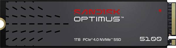 SanDisk Optimus 5100 1 TB Interne M.2 PCIe NVMe SSD 2280 PCIe NVMe 4.0 x4 Retail SDSP51100TAN-000E0
