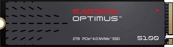 SanDisk Optimus 5100 2 TB Interne M.2 PCIe NVMe SSD 2280 PCIe NVMe 4.0 x4 Retail SDSP51200TAN-000E0