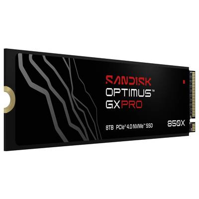 SanDisk Optimus GX PRO 850X 8 TB Interne M.2 PCIe NVMe SSD 2280 PCIe 4.0 x4 Retail SDSP81800TAN-000E0-3